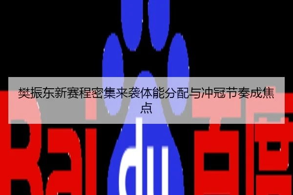 樊振东新赛程密集来袭体能分配与冲冠节奏成焦点