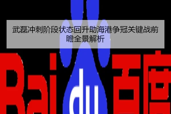 武磊冲刺阶段状态回升助海港争冠关键战前瞻全景解析
